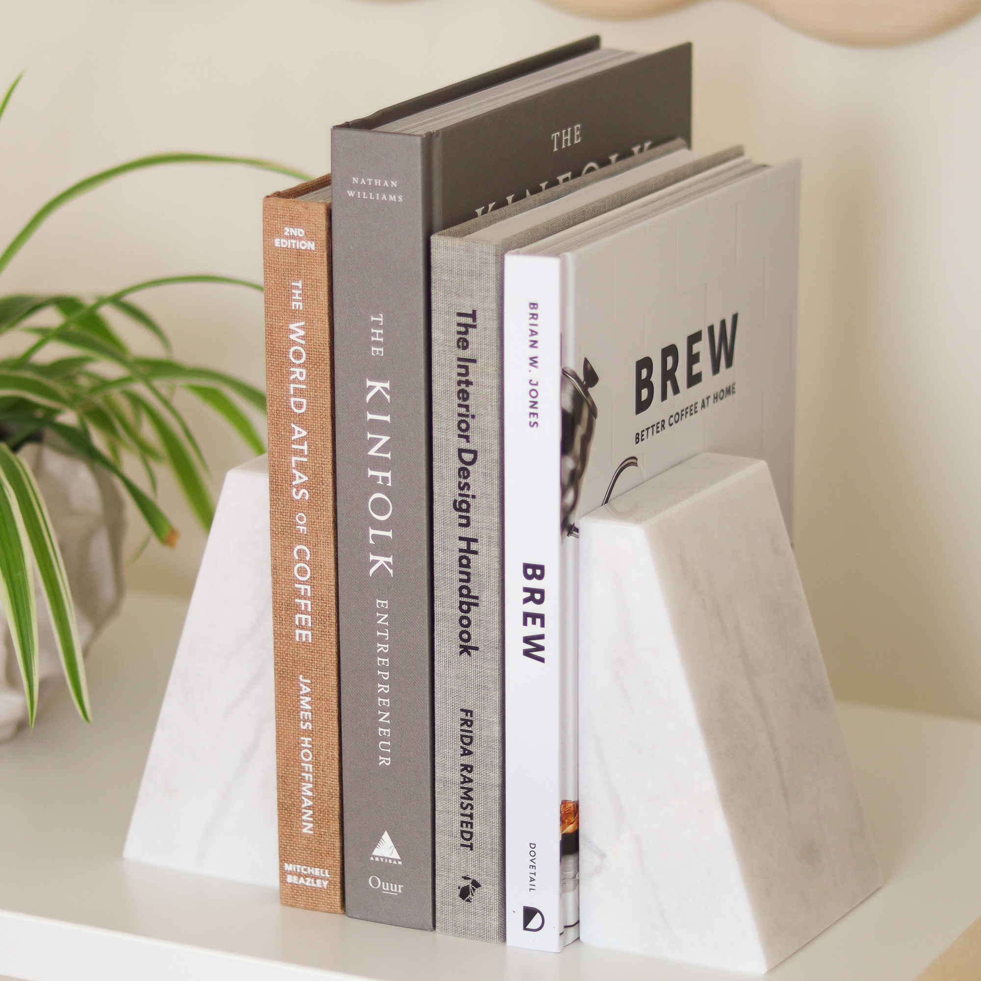 Lithea Marble Bookends (Set of Two) British Fossils