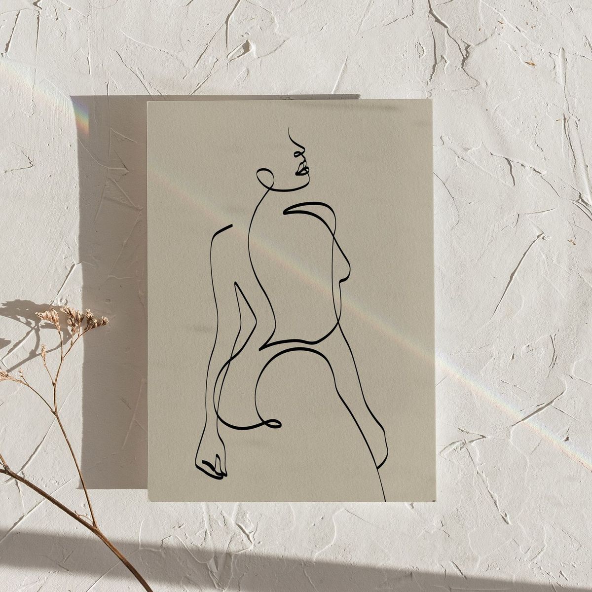 Female Form Unframed Print LXR Create