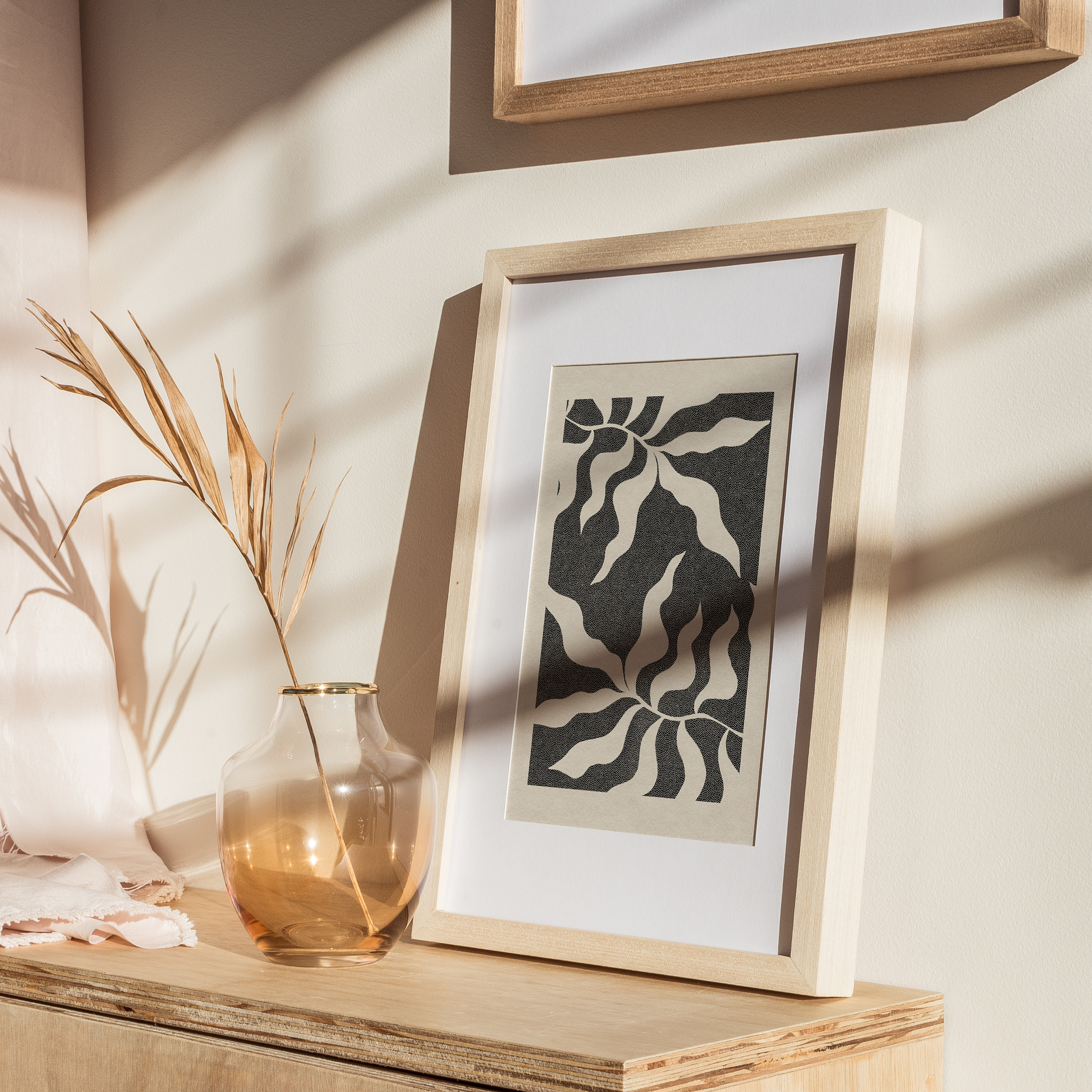 Textured Plants Unframed Poster Peechy