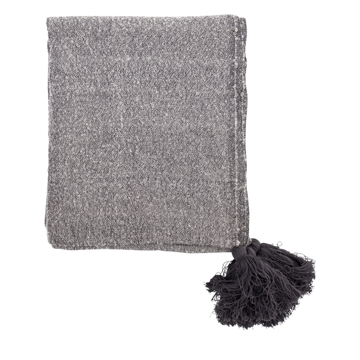 Grey Throw Blanket Bloomingville