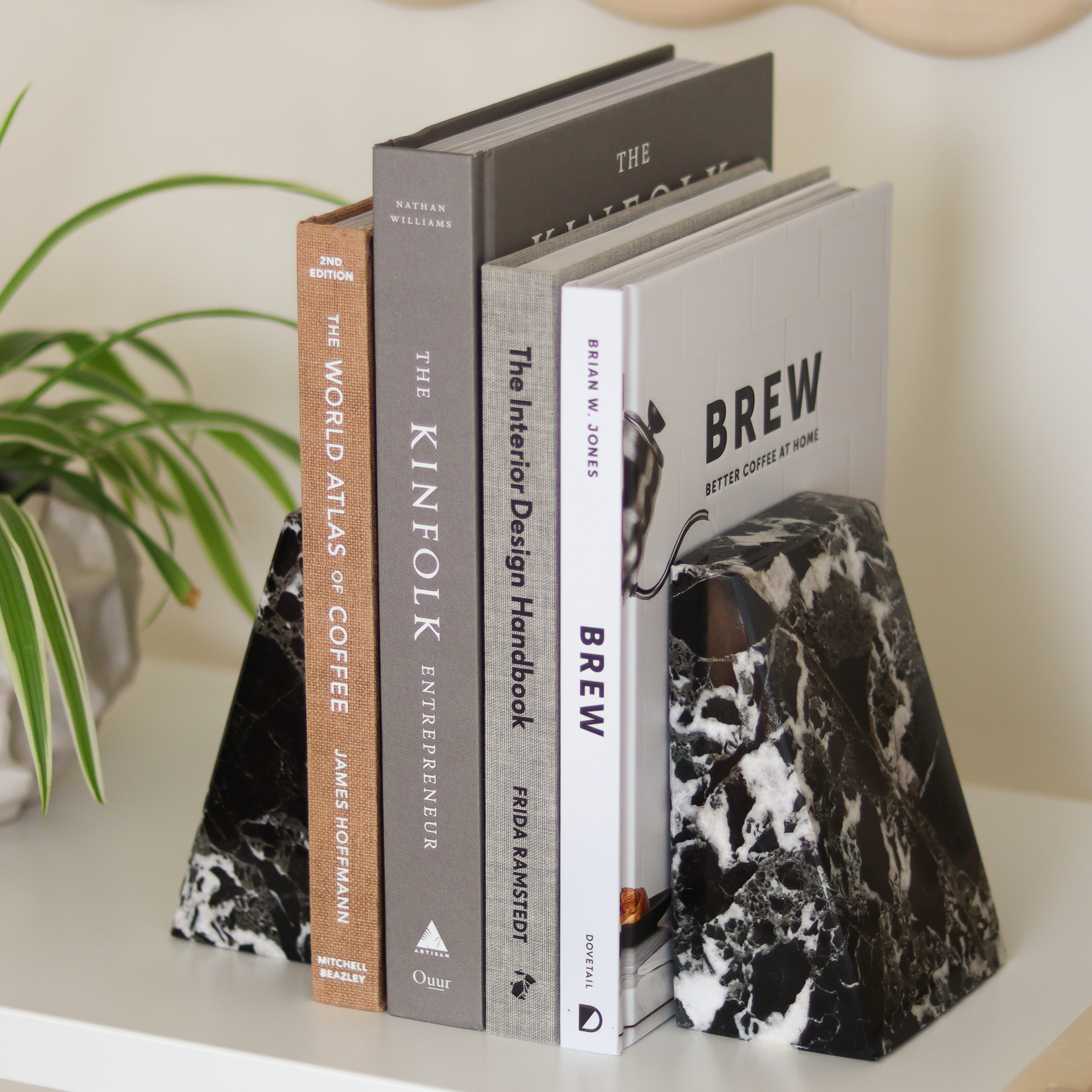 Lithea Marble Bookends (Set of Two) British Fossils