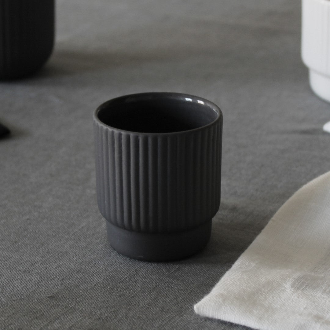 Ribbed Espresso Mug 60ml Archive Studio