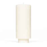 Slim Replacement Candle Concrete & Wax