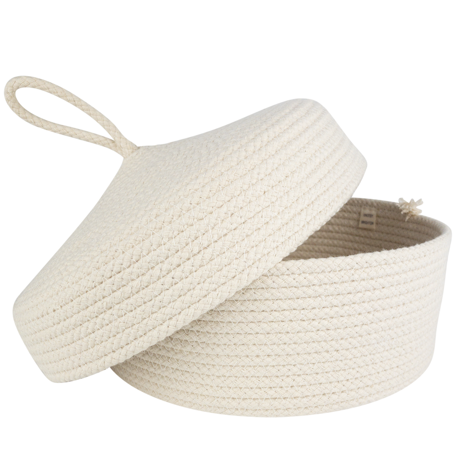 Cotton Rope Basket, Knotsy Brighton Home Accessories Northern Nook