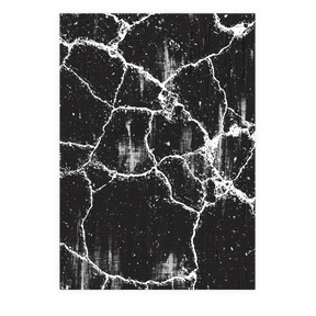Black Crackle Unframed Print LXR Create