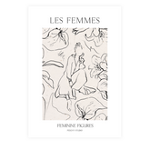 Les Femmes Unframed Print Peechy Design Studio