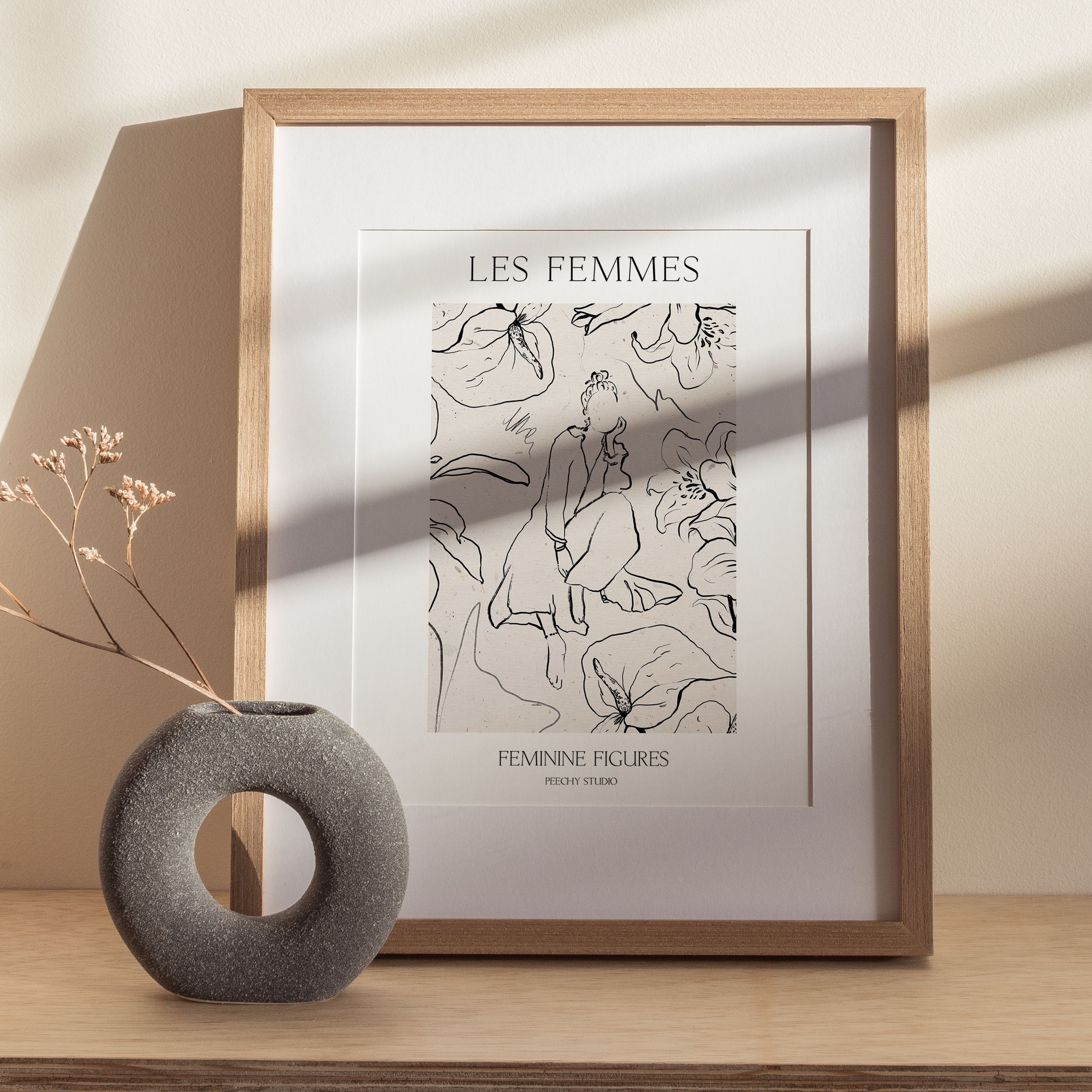 Les Femmes Unframed Poster Peechy